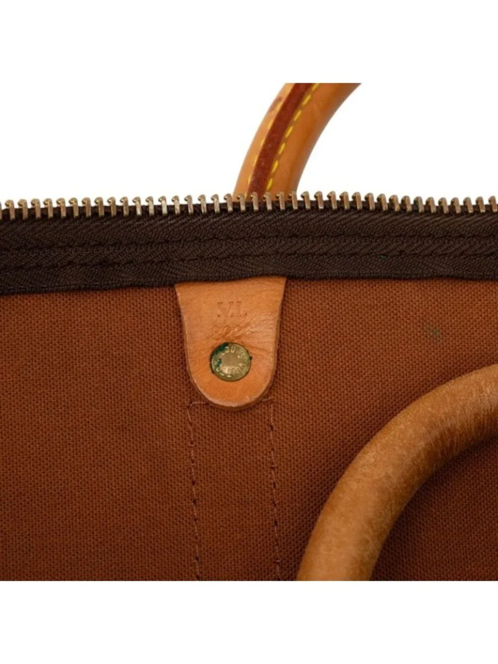 Louis Vuitton Monogram Keepall Bandouliere 60 Boston Bag 2-Way Brown Leather